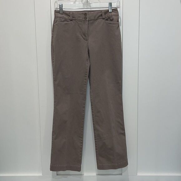 LOFT Curvy straight leg grey Trousers FREE w/Bundle Purchase - Picture 1 of 10